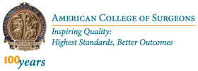 100 years american college of surgeons logo