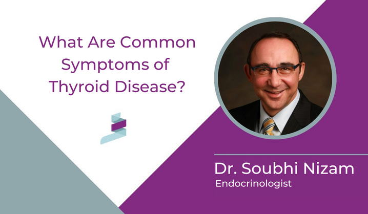 What are common symptoms of thyroid diseases?
